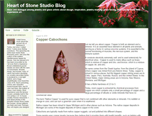 Tablet Screenshot of heartofstonestudioblog.com